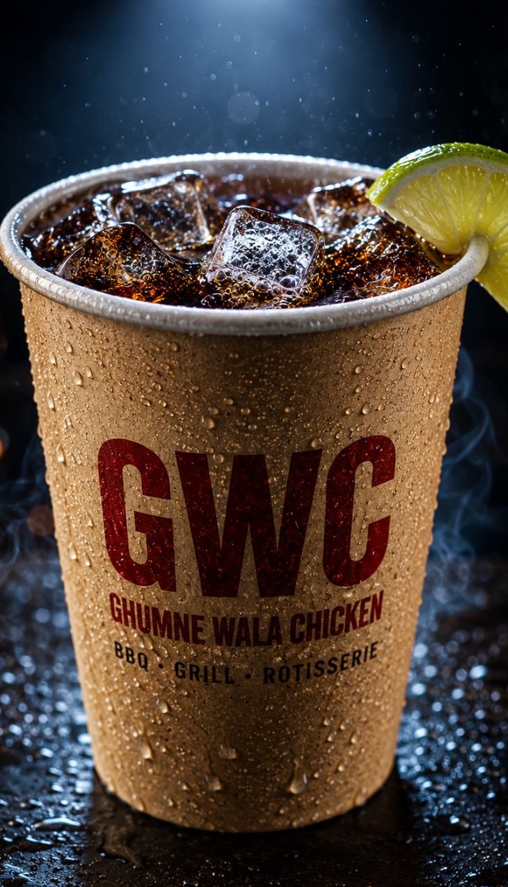 Soda with GWC special masala in a bagasse cup